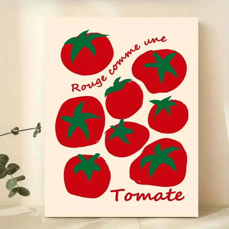 Home Decor Nz - Moderne bunte rote Tomaten Wandkunst Drucke