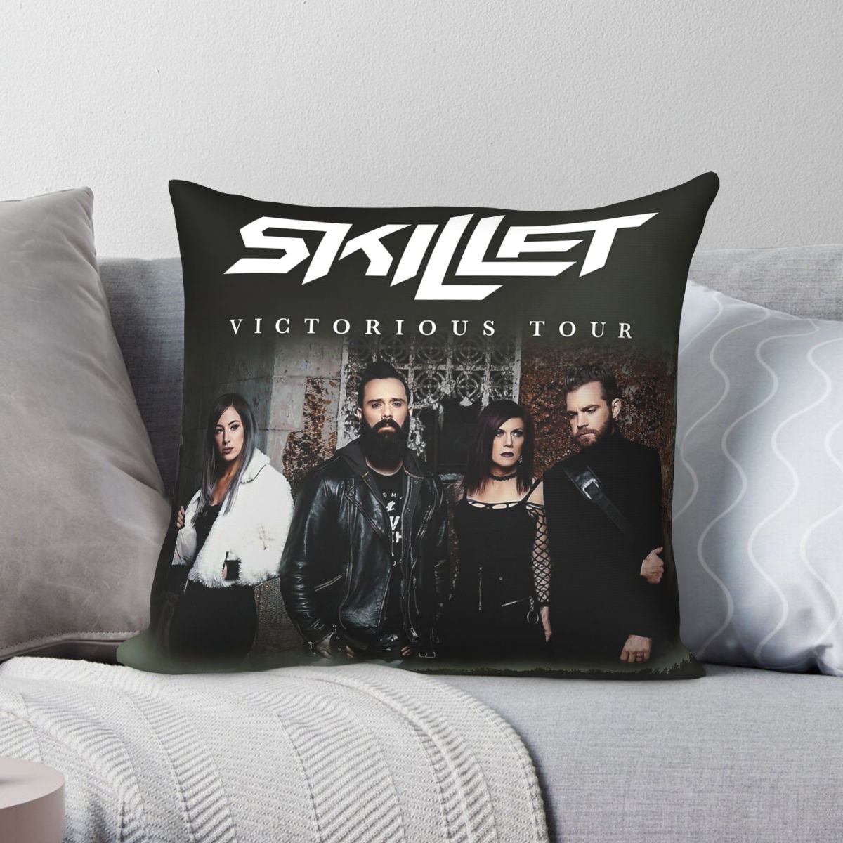 Victory Home Decor - Skillet Band Victorious Tour Kissenbezug, Polyester,