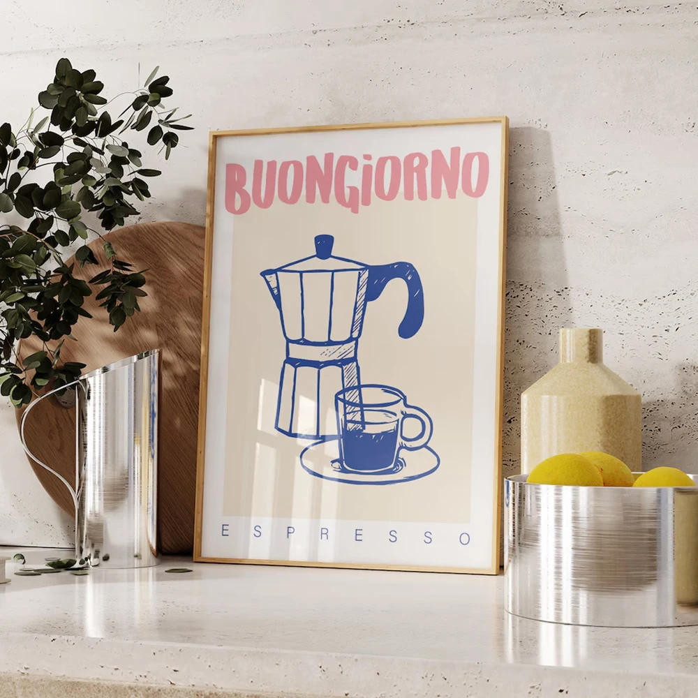 Home Decor Nz - Moderne Kaffee Espresso Wand Kunstdrucke Trendy