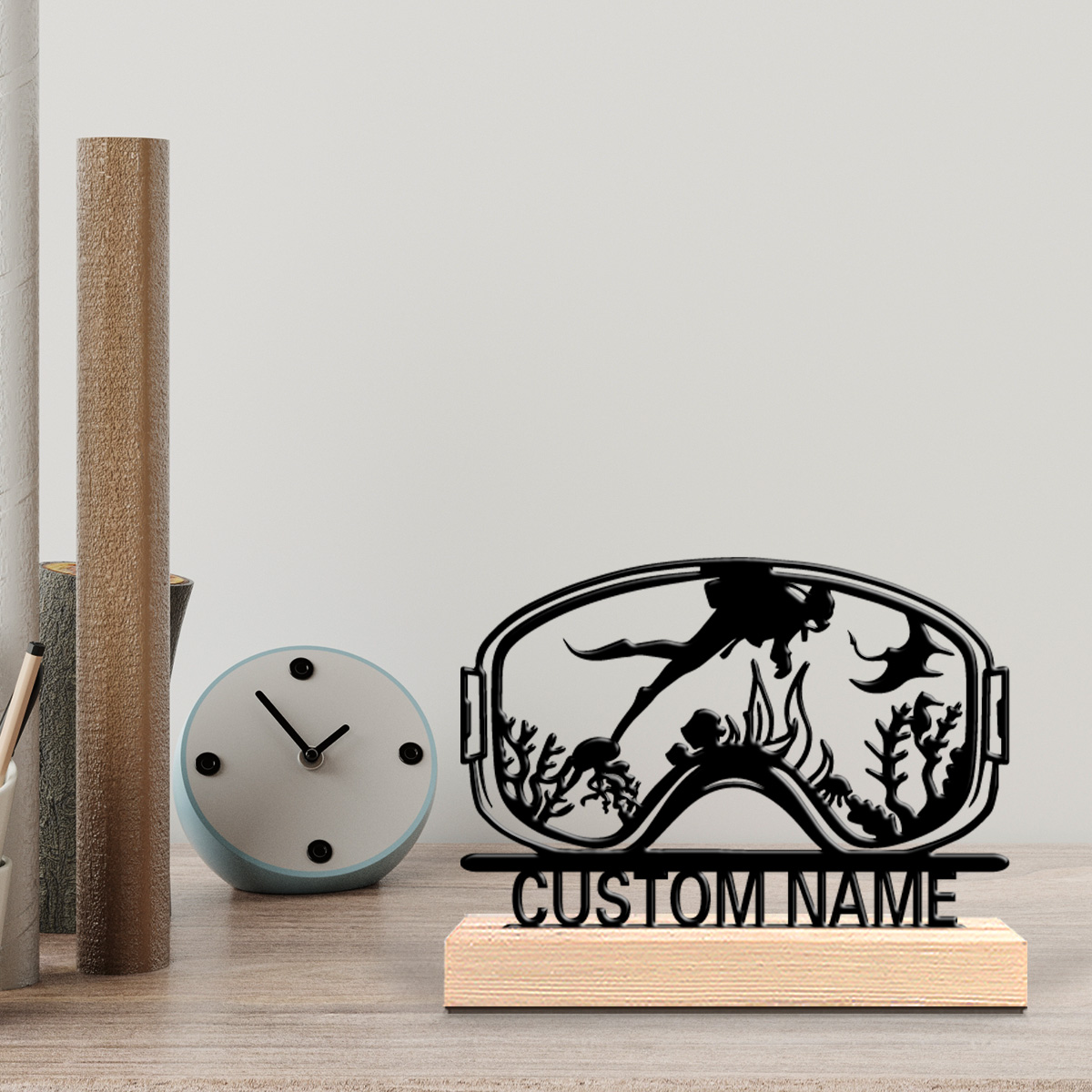 Home Decor Nz - 1 Stück Niedliche Personalisierte Taucher-Wanddekoration mit