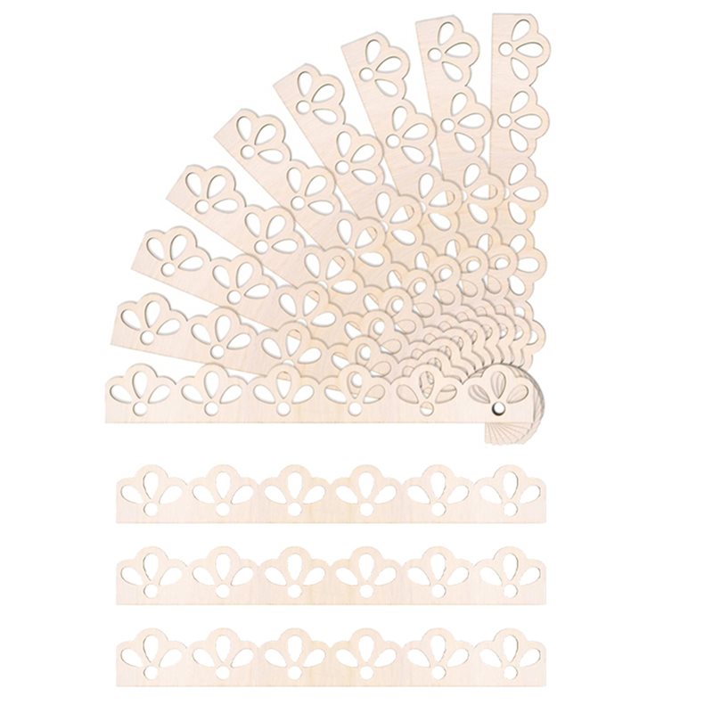 Home Decor Wall Molding - WCS-Weihnachtsdekoration für die Wand, 12er-Pack, unbehandelte,