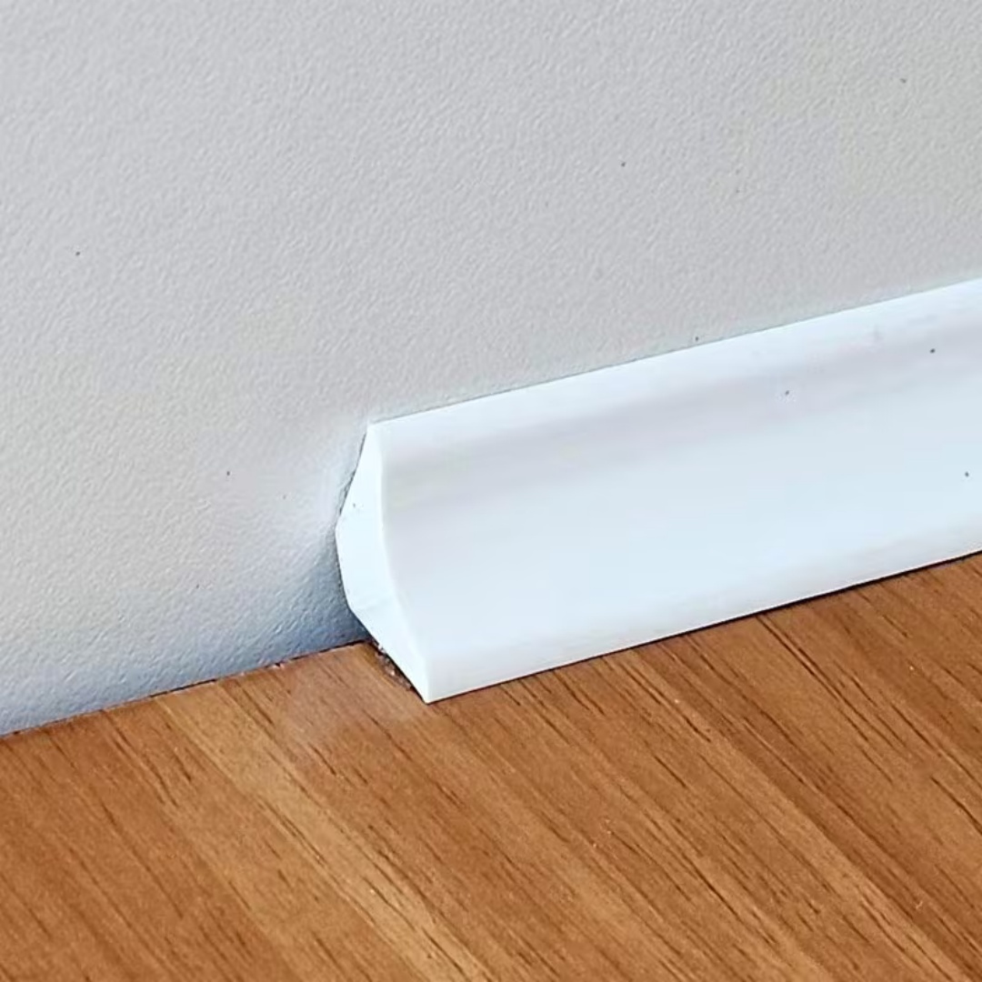 Home Decor Wall Molding - 1 Stück Selbstklebende TPE-Material Wandfugen-Dekorleiste Sockelleiste
