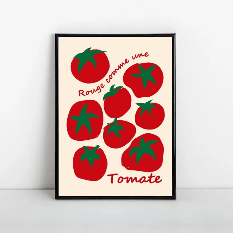 Moderne bunte rote Tomaten Wan – Home Decor Nz Bewertung und Preis