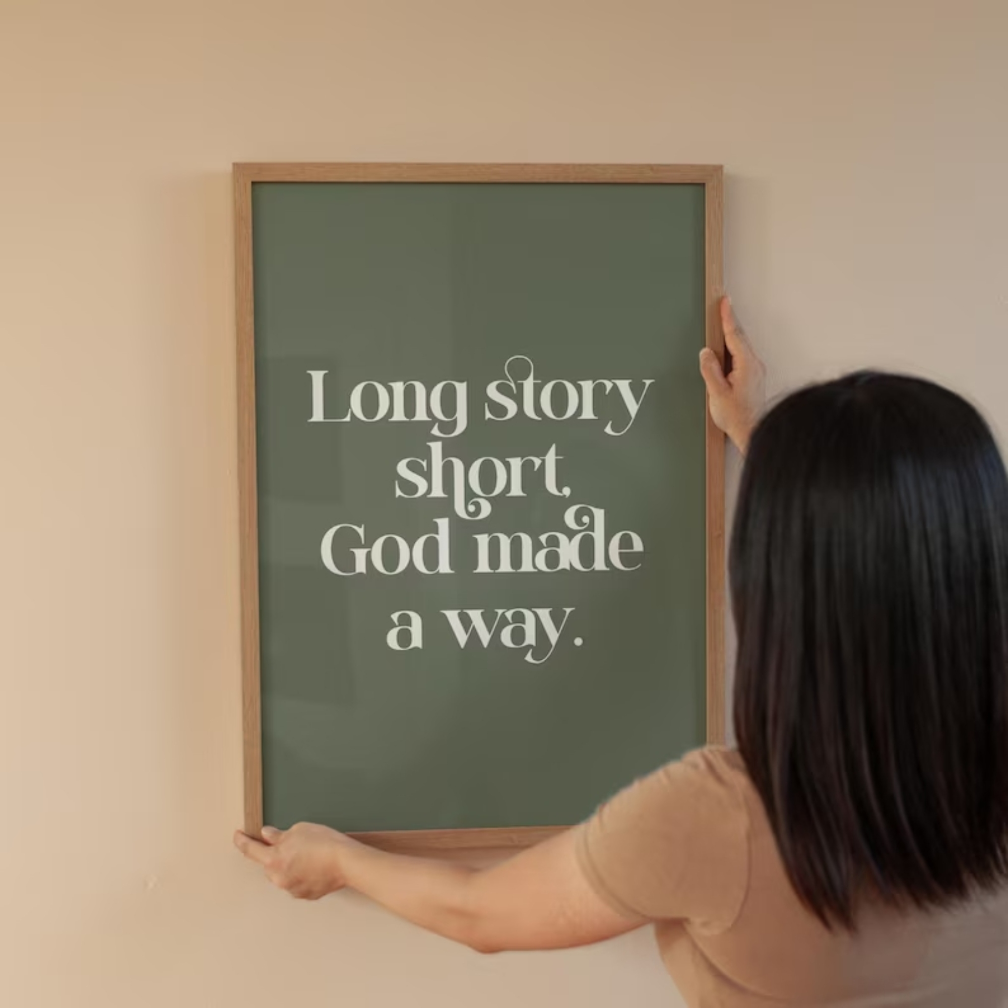 Long Story Short God Made A Wa – Home Decor Reviews Bewertung und Preis