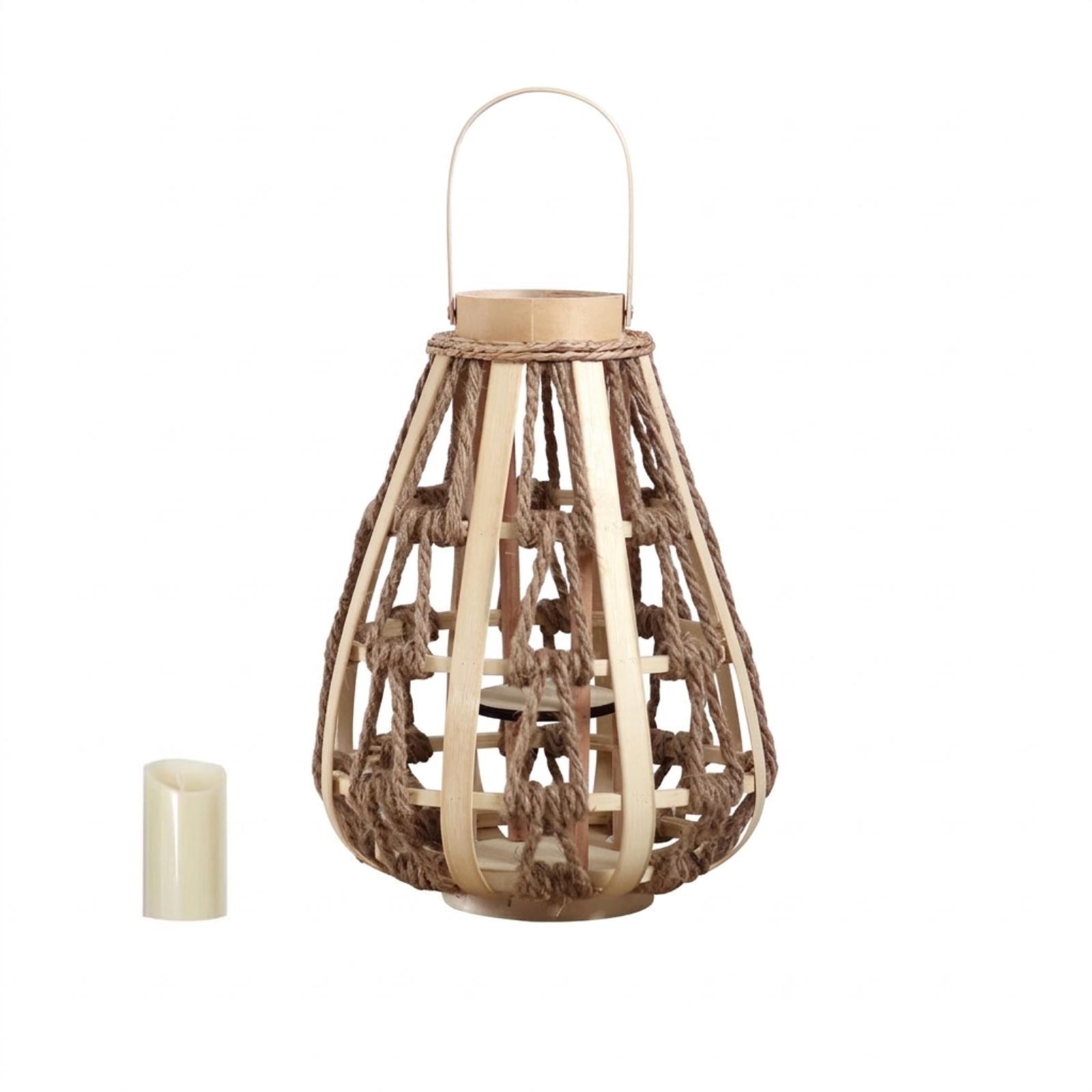 Natürliche Holzseil-Laterne, K – Home Decor Handmade Bewertung und Preis