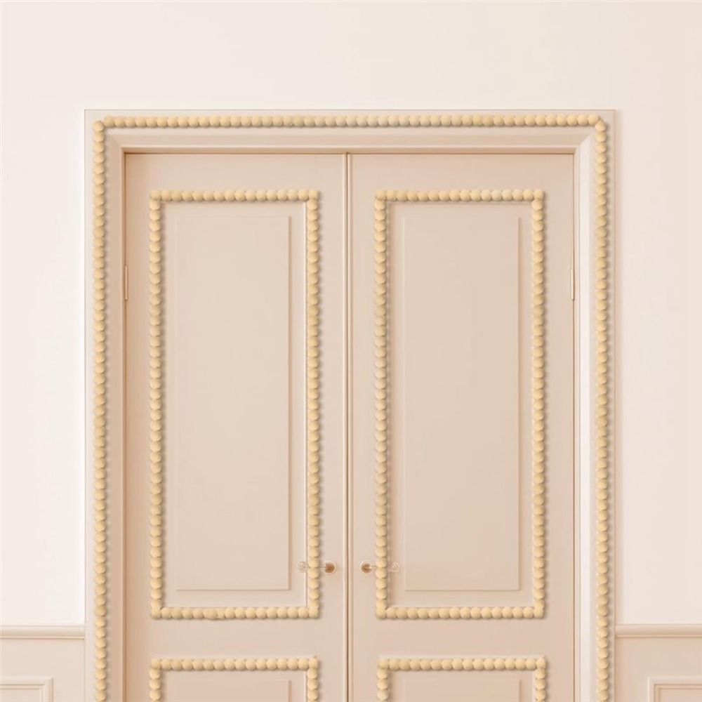 3m Holzfarbene Perlenleiste, S – Home Decor Wall Molding Bewertung und Preis