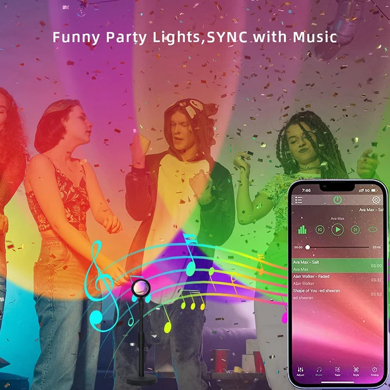 Smart LED Sonnen untergang Lam – Home Decor App Free Bewertung und Preis