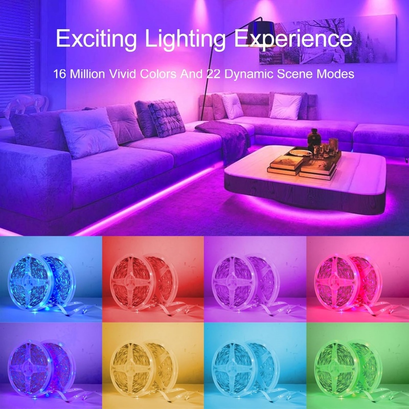 1-20m RGB LED-Lichtstreifen 5V – Home Decor App Free Bewertung und Preis