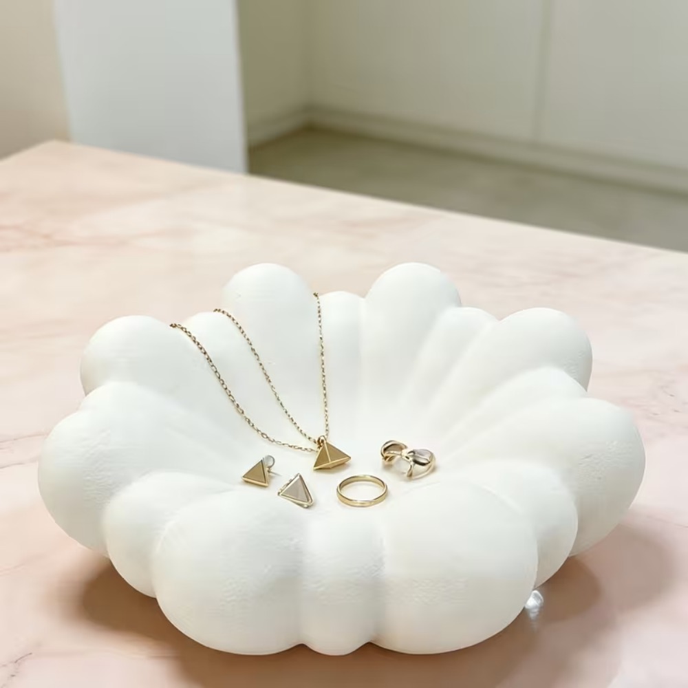 Blumenförmiges Schmucktablett, – Vanity Home Decor Bewertung und Preis