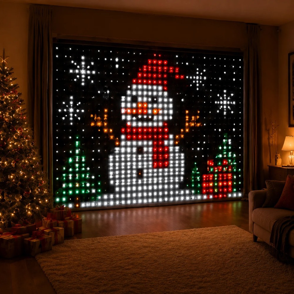 LED-Pixel-Lichtvorhang mit Blu – Home Decor App Free Bewertung und Preis