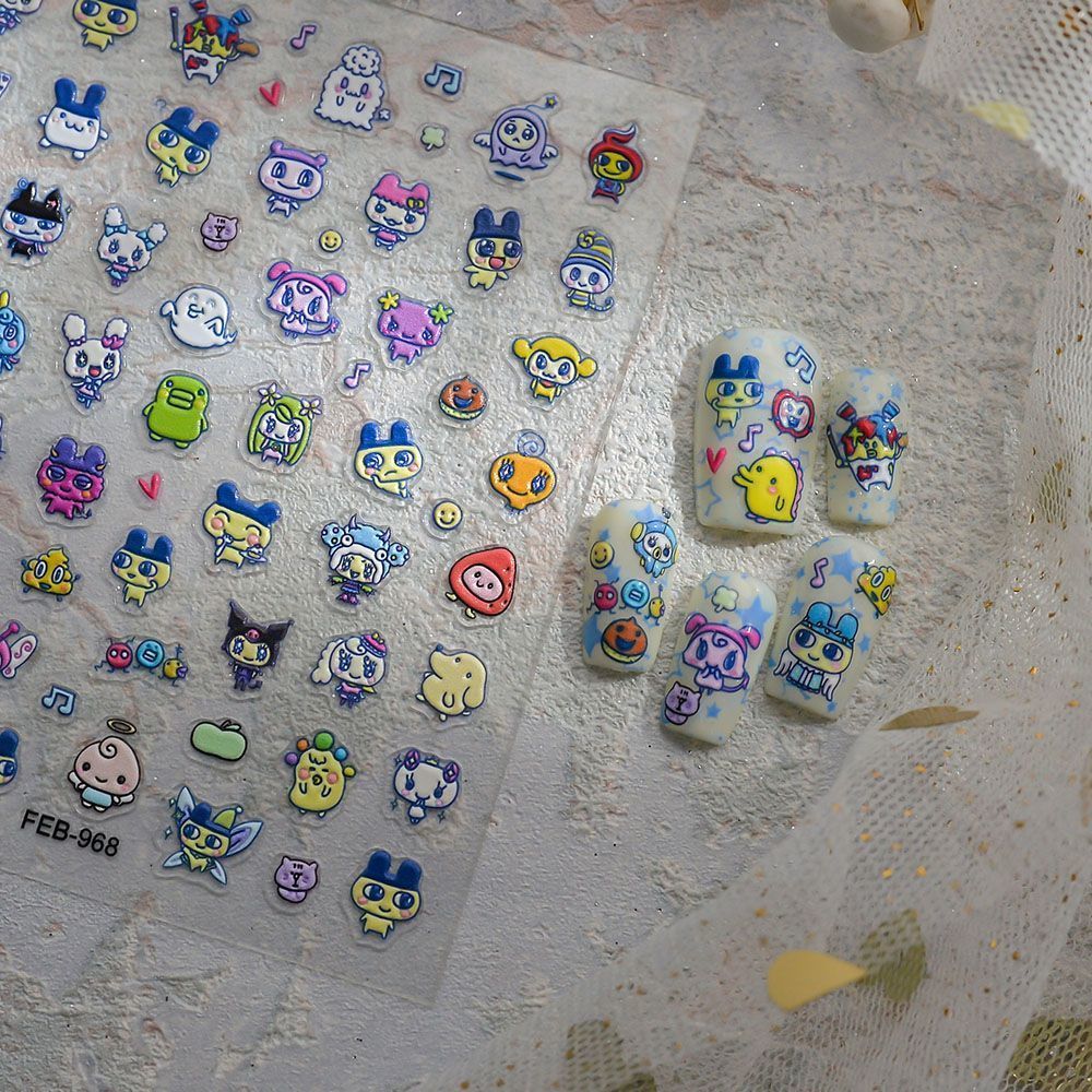 Tamagotchi Cartoon 3D-Reliefau – Home Decor Etsy Bewertung und Preis