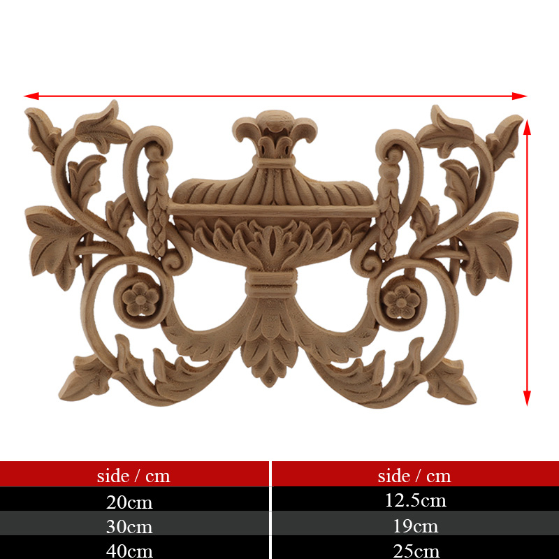 Wand Holz geschnitzte Applikat – Home Decor Wall Molding Bewertung und Preis