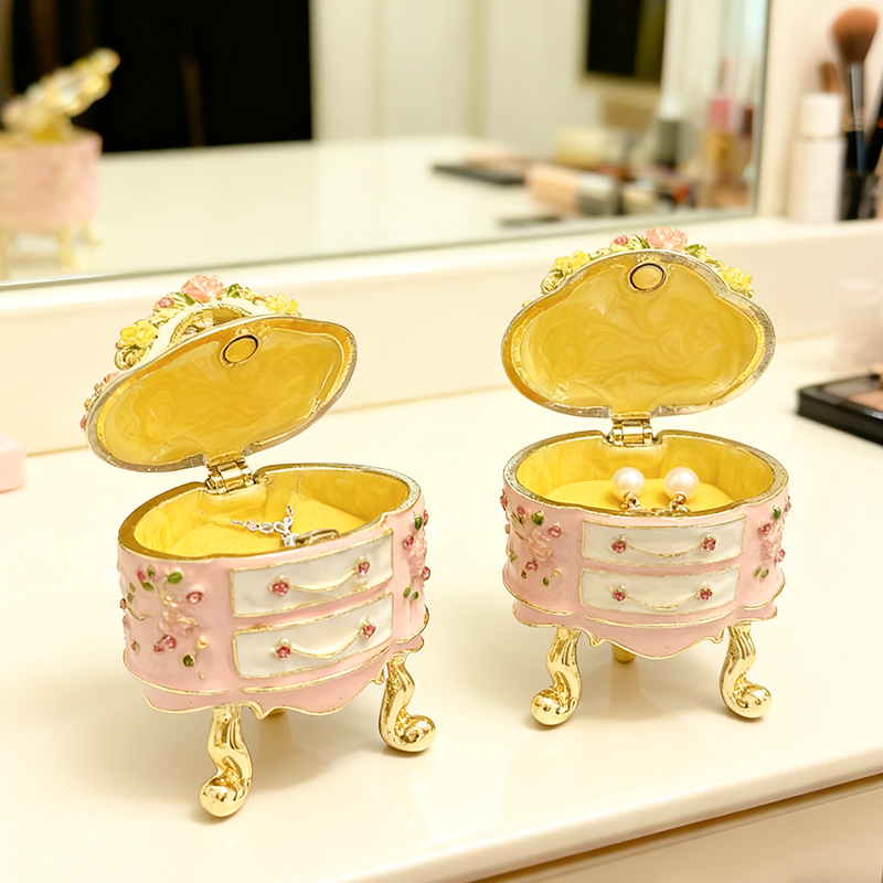 Handbemalte kleine Schmuckscha – Vanity Home Decor Bewertung und Preis
