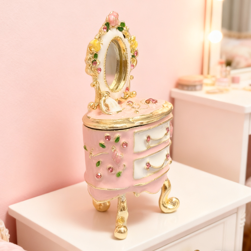 Handbemalte kleine Schmuckscha – Vanity Home Decor Bewertung und Preis