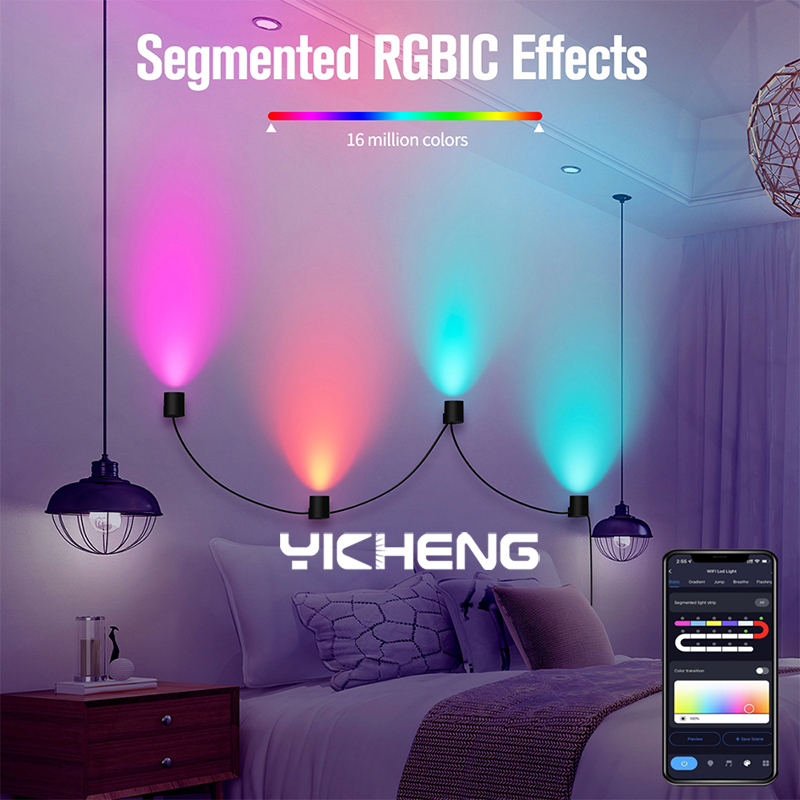 RGBIC Smart Wandleuchte TUYA A – Home Decor App Free Bewertung und Preis
