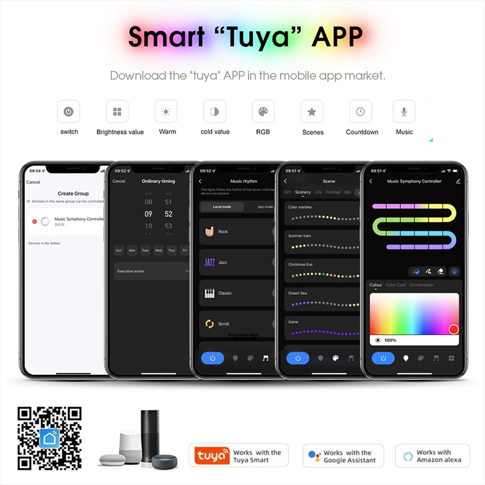 Tuya WiFi WS2811 RGBIC COB LED – Home Decor App Free Bewertung und Preis