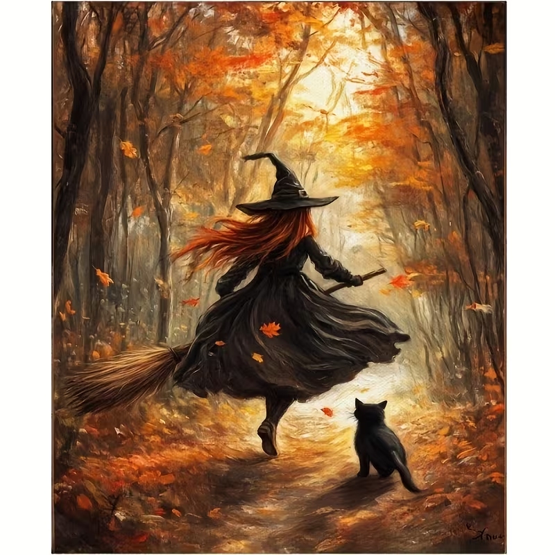 Retro Halloween Herbsthexe auf – Home Decor Reviews Bewertung und Preis