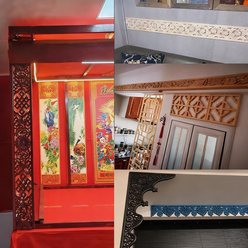 Dekoratives Holzformteil aus H – Home Decor Wall Molding Bewertung und Preis