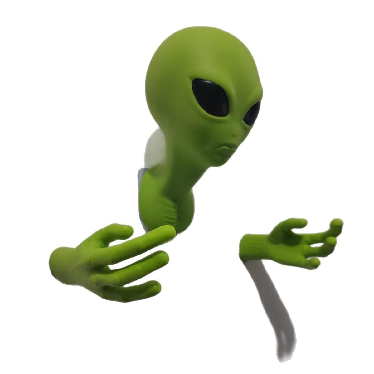 1 grüner Alien-Anhänger, 3D-Al – Home Decor Etsy Bewertung und Preis