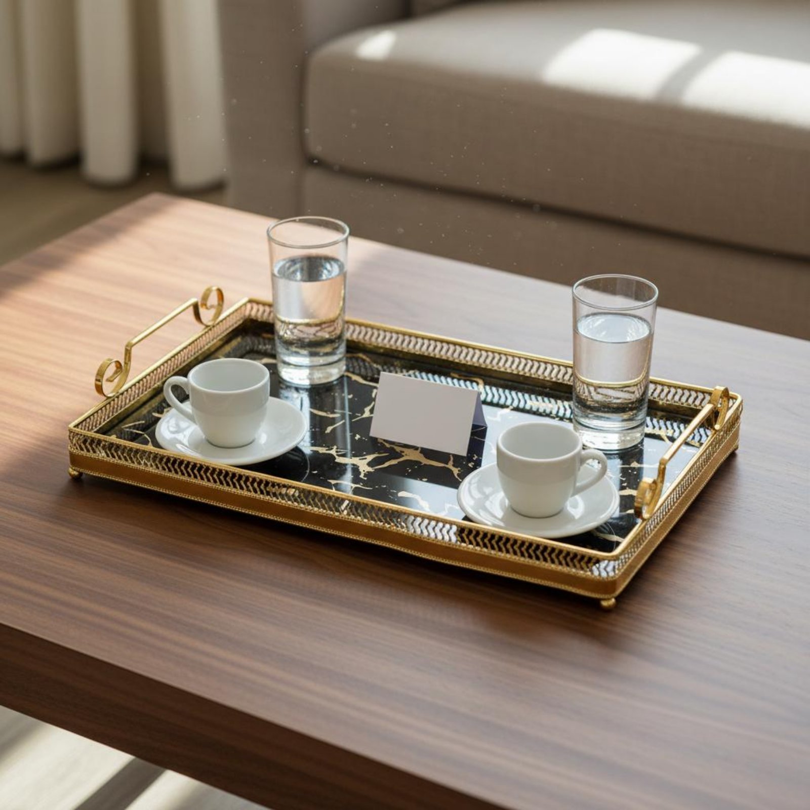 Dekoratives Spiegeltablett im  – Vanity Home Decor Bewertung und Preis