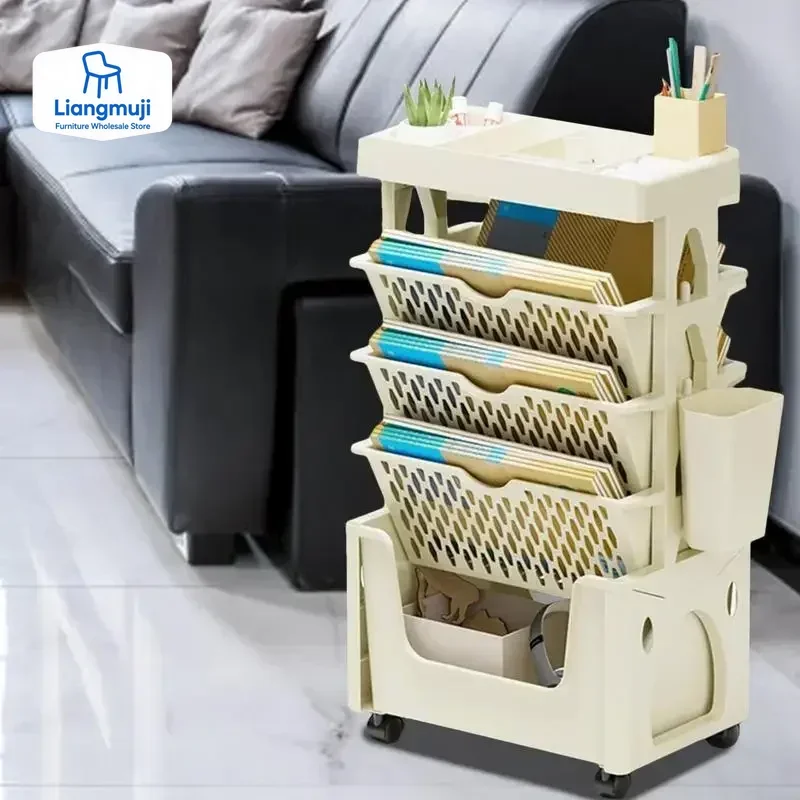 5-stufiges bewegliches Bücherr – Home Decor On Wheels Bewertung und Preis