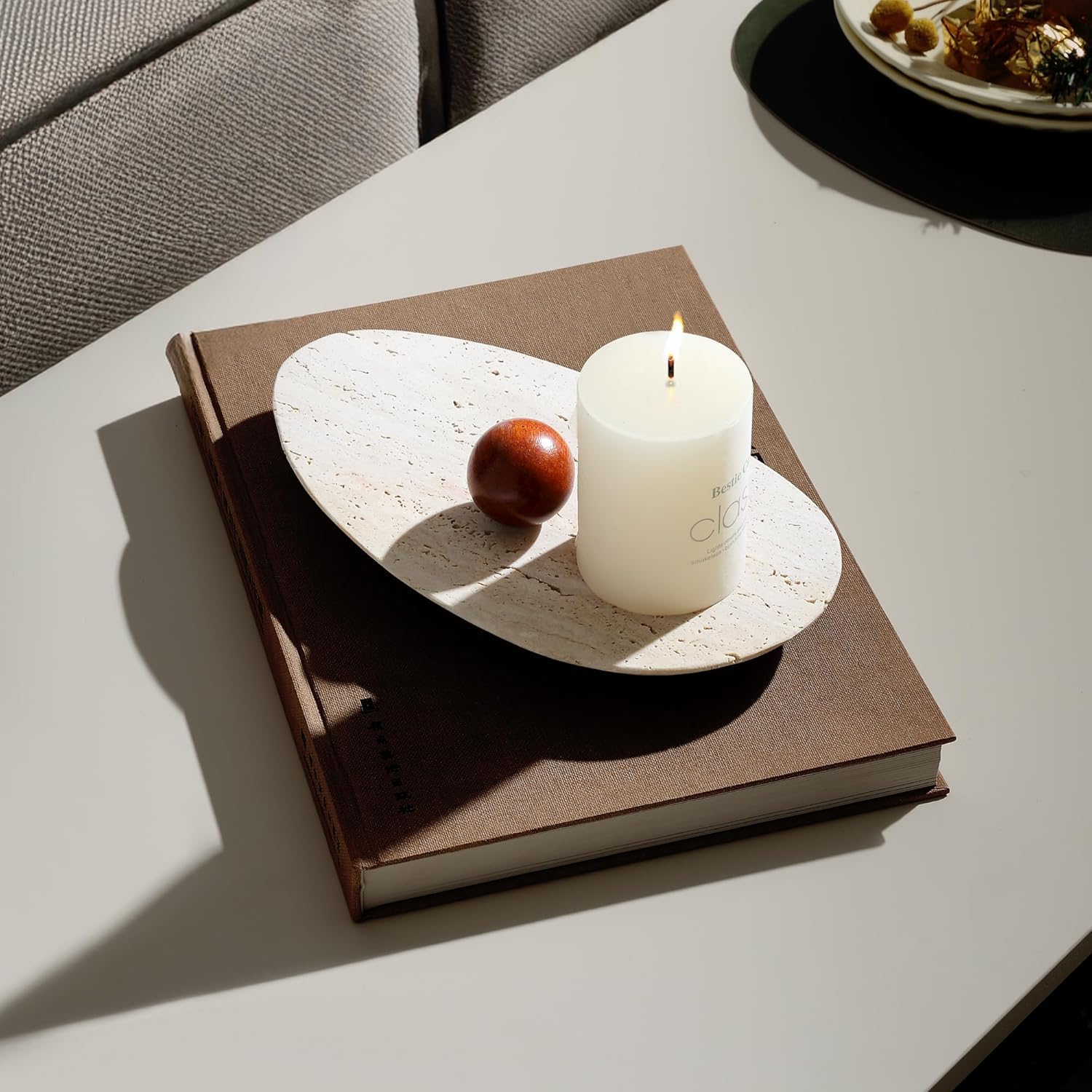 Travertin-Ablagetablett für Ba – Vanity Home Decor Bewertung und Preis