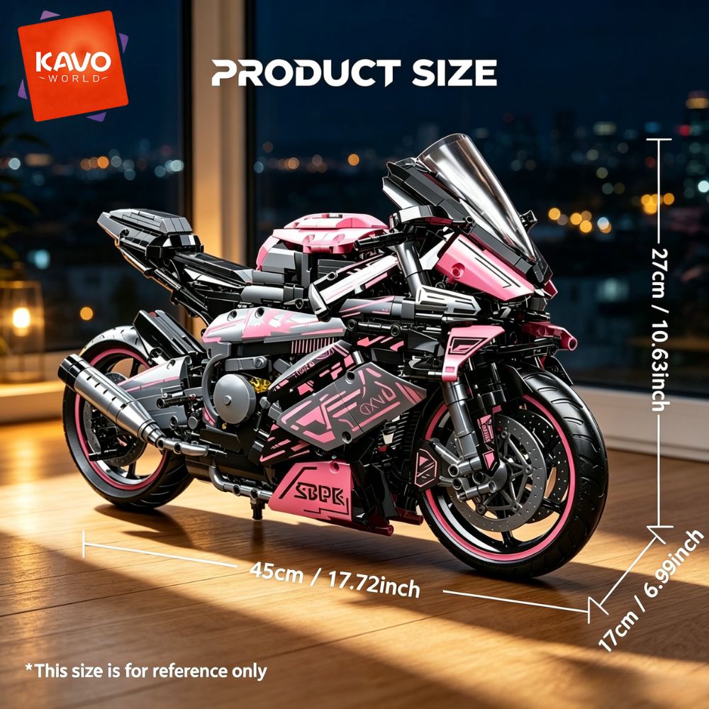 KAVOWORLD 1:5 Großes Motorrad- – Home Decor On Wheels Bewertung und Preis