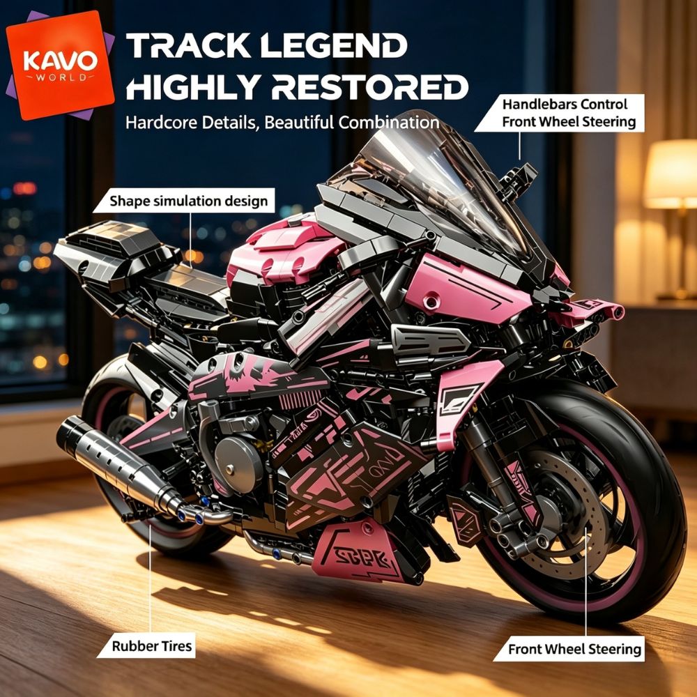 KAVOWORLD 1:5 Großes Motorrad- – Home Decor On Wheels Bewertung und Preis