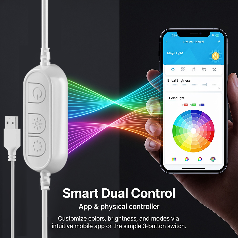 5M RGB Farbwechsel-Neonlichtst – Home Decor App Free Bewertung und Preis